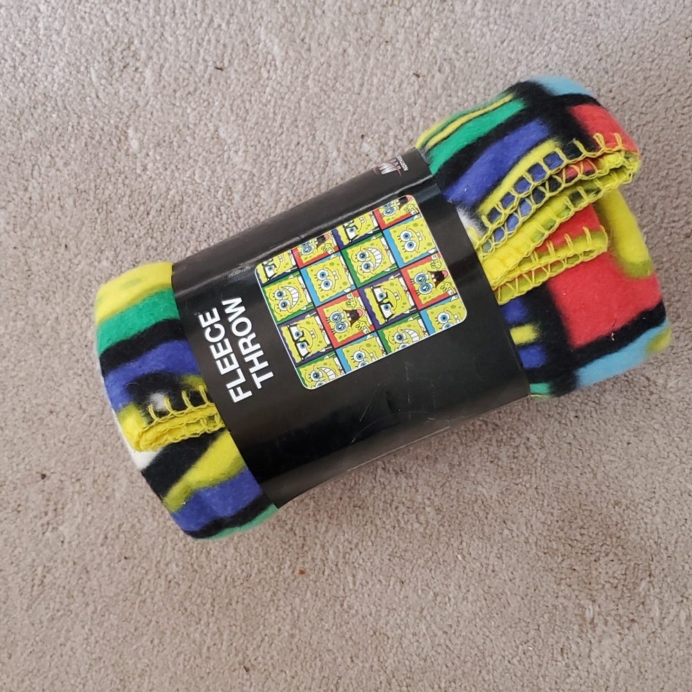 Spongebob Fleece Throw Blanket